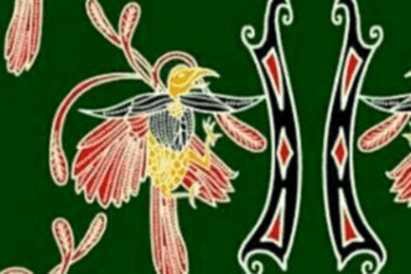 Burung Bidadari Batik Motif