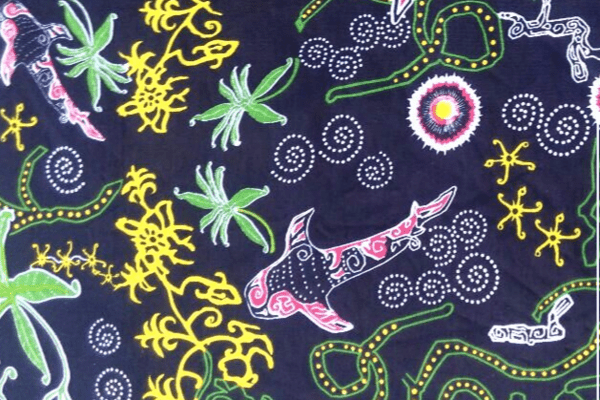 Hiu Taliyasan Batik Motif