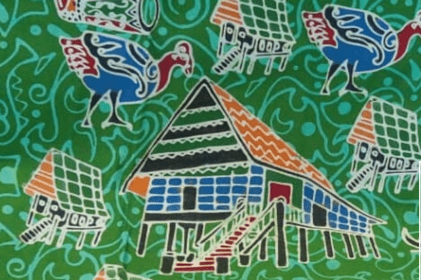 Rumah Mamuju Batik Motif